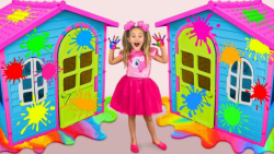 ساشا در چالش رنگ آمیزی با عروس...