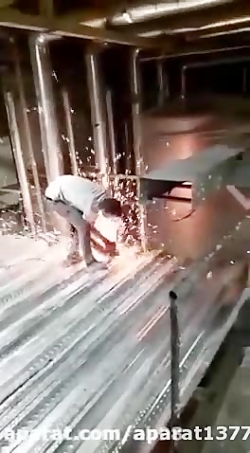 اجرای سقف عرشه فولادی بندر عبا...