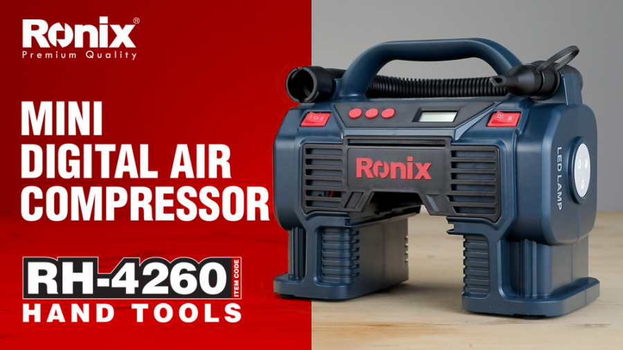 آنباکسینگ مینی کمپرسور سه کاره دیجیتال فندکی رونیکس مدل RH-4260