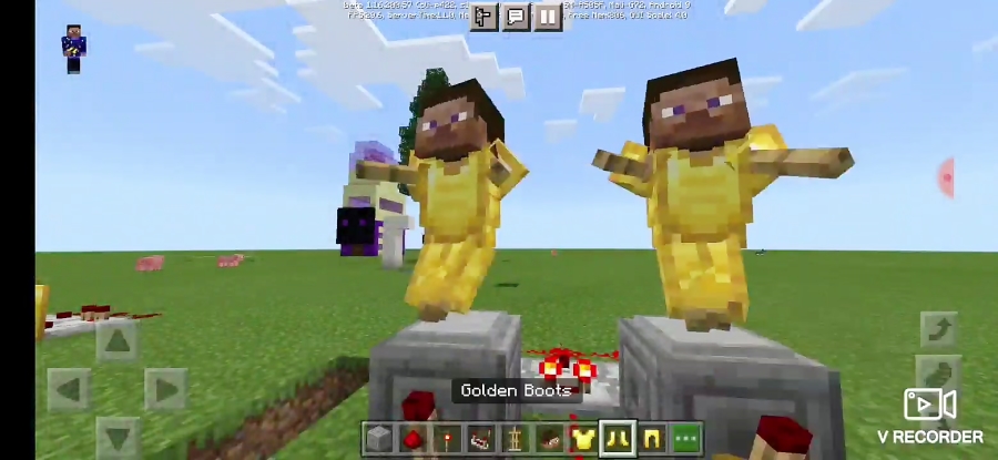 ماینکرافت|آموزش ساخت آدمک های رقصان