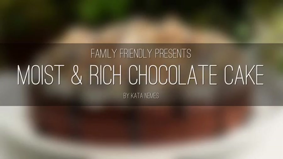 روش پخت آسان کیک شکلاتی  در خانه