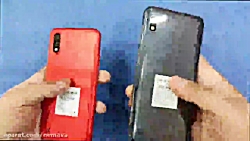 انباکس samsung a10 vs a01