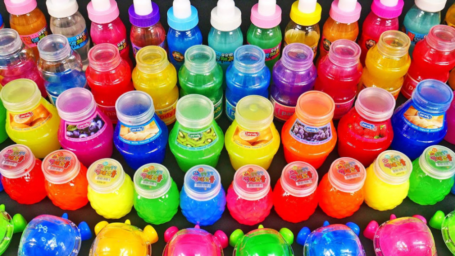 مجموعه ای از اسلایمهای مختلف و...