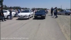 مسابقه درگ گذاشتن پژو پارس و پژو 405