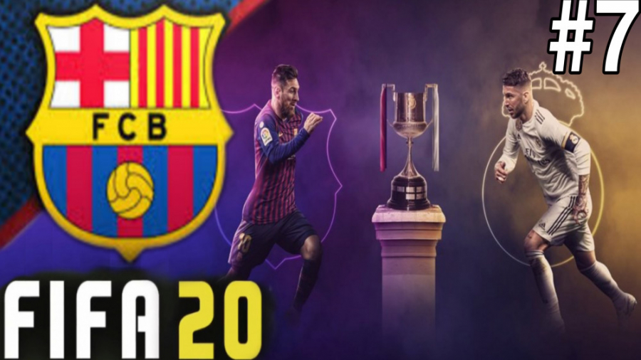 کریر مود بارسلونا قسمت ۷ باز هم الکلاسیکو FIFA20