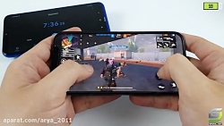 تست بازی فری فایر در گوشی اپل آیفون 12 پرو