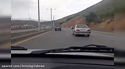 کورس گذاشتن با پژو پارس در جاده