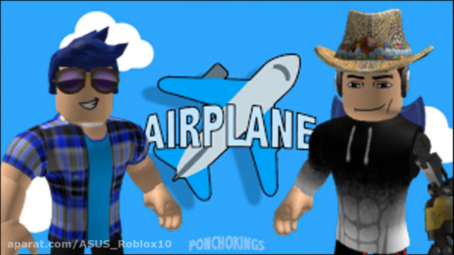 بازی Airplane 1 با ASUS_Roblox10 و ROBLOXER - من در این ویدیو میمیرم ;(