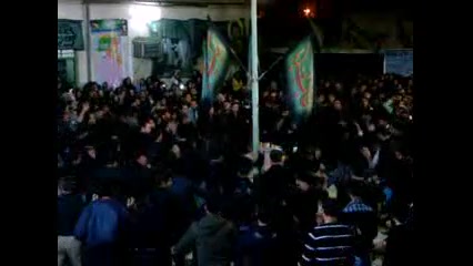 نوحه سینه زنی بوشهری اهرم تنگستان حمزه قائدی حسینیه حاج سید محمد تقی هاشمی حجت الاسلام دکتر سید علی هاشمی
