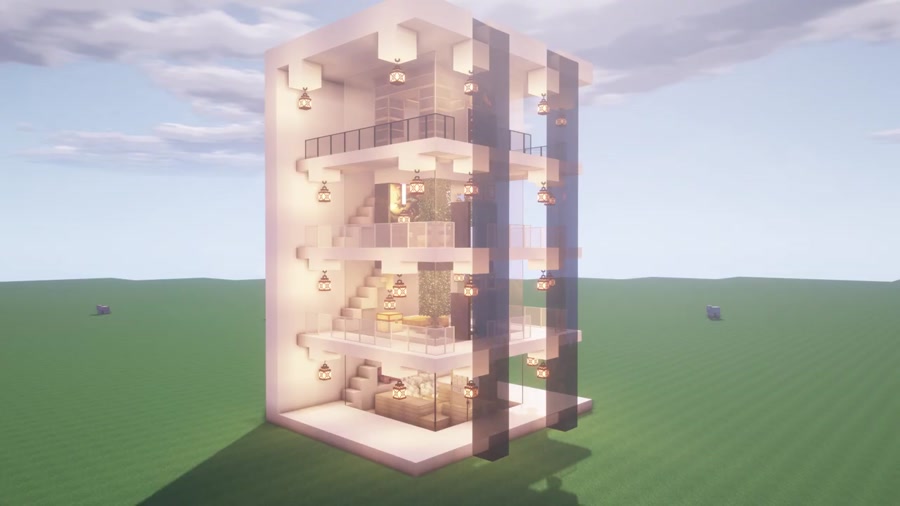 آموزش ساخت خانه ی مدرن در بازی ماین کرافت