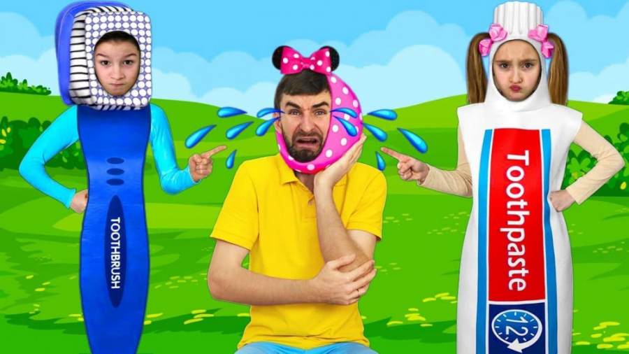 ساشا و داستانهای خنده دار درباره رفتن به دکتر - آهنگ دندانپزشکی برای کودکان اصلاح فرم صورت