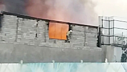 آتش سوزی گسترده در منطقه شوش