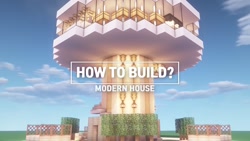 نحوه ساخت یک خانه مدرن به شکل درخت در ماین کرافت