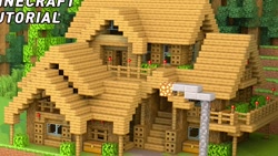 آموزش نحوه ساخت خانه ی جنگلی در Minecraft آسان