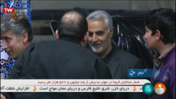 سردار شهید حاج قاسم سلیمانی در بیت الزهرای کرمان