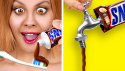 ترفندهای غذایی جذاب و شوخی&zwn...