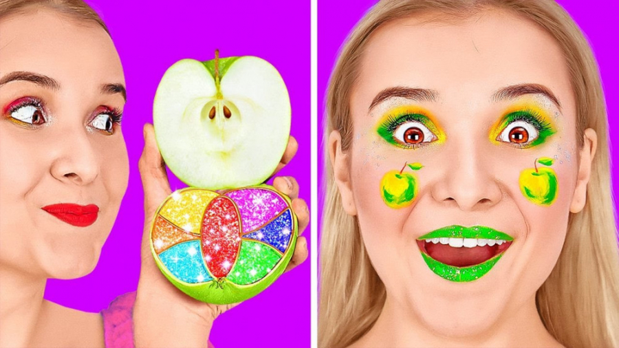 یواشکی آرایش کردن در کلاس  شوخ...