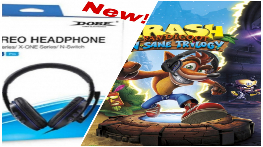 unboxing headset و بازی Crash bandicoot 1