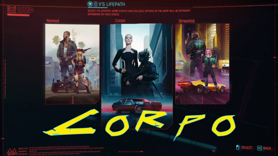 Cyberpunk2077-Corpo | سایبرپانک 2077 - کارمند