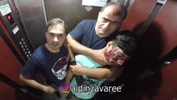 دربین مخفی جسد در آسانسور
