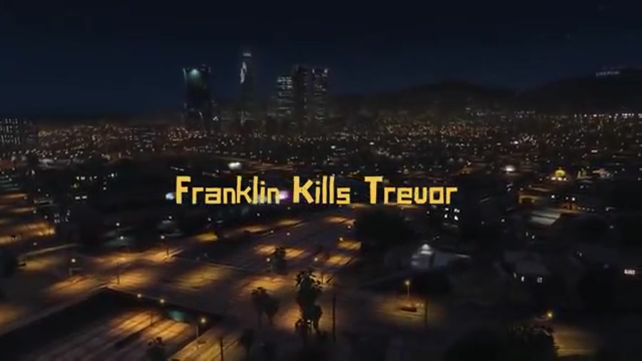 کشتن ترور توسط فرانکلین در جی تی ای وی !!!!!!!