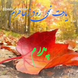 آهنگ غمگین فوت پدر