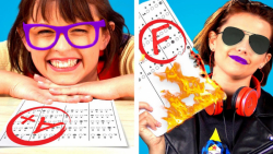 روز اول در مقابل روز آخر مدرسه...