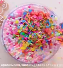 اسلایم خامه ای ناز