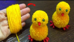 آموزش عروسک جوجه طلایی با بافت...