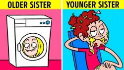 خواهر خوب در برابر خواهر عجیب...