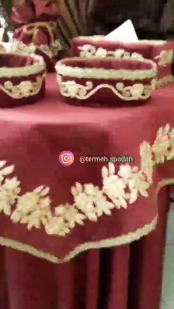 رومیزی مخمل