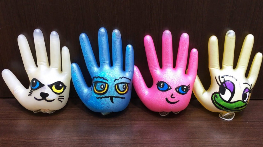 سرگرمی با اسلایم  ساخت اسلایم...