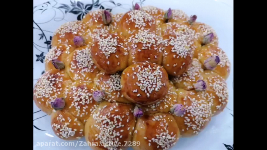 طرز تهیه نان پنبه ای مغزدار (شکلاتی) با بافت و طعمی بی نظیر