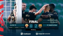 خلاصه بازی الچه 0-2 بارسلونا ( 5 بهمن 99 )