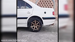 پژو پارس پنوماتیک شده و رینگ اسپرت