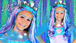 میکاپ هالوینی پری دریایی _ مرم...