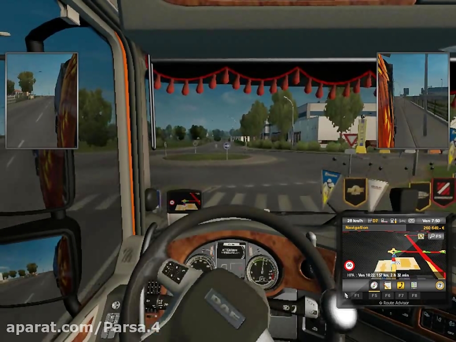 گیم پلی بازی EURO TRUCK SIMULATOR 2