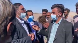 منصور شکرالهی نماینده ۵ گنج/ بازدید از مزارع خسارت دیده جازموریان