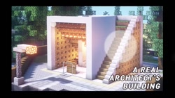 یک معمار واقعی در آموزش Minecraft ، Cross Stair House # 26 خانه هایی را می سازد