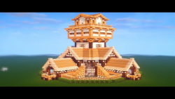 آموزش Easy Minecraft Large Oak House - نحوه ساخت خانه بقا در Minecraft # 40