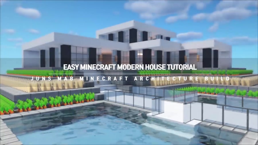 آموزش آسان کوچک Minecraft House Modern - نحوه ساخت خانه در Minecraft شماره 41