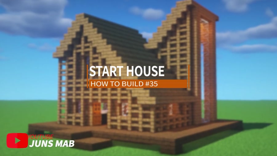 آموزش Easy Minecraft Starter House - نحوه ساخت خانه بقا در Minecraft شماره 35