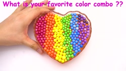 بازی با اسلایم کیوت و رنگارنگ...