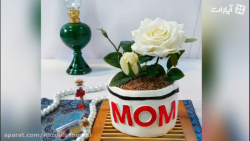 آموزش مینی کیک گلدان نازگل (بر...