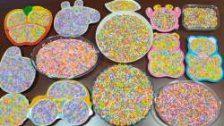 مخلوط مجموعه اسلایمهای مختلف