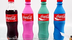 ساخت نوشابه های رنگی کوکاکولا...