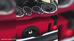 سیستم صوتی پژو ۲۰۶ ساب و میدرنج خفن