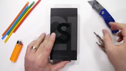 تست مقاومت گلکسی اس ۲۱ اولترا سامسونگ - ترنجی