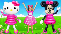 ساشا و آنیتا در حال بازی با با...