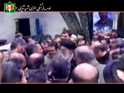 سخنان امام خامنه ای در کنار تابوت شهید احمد کاظمی
